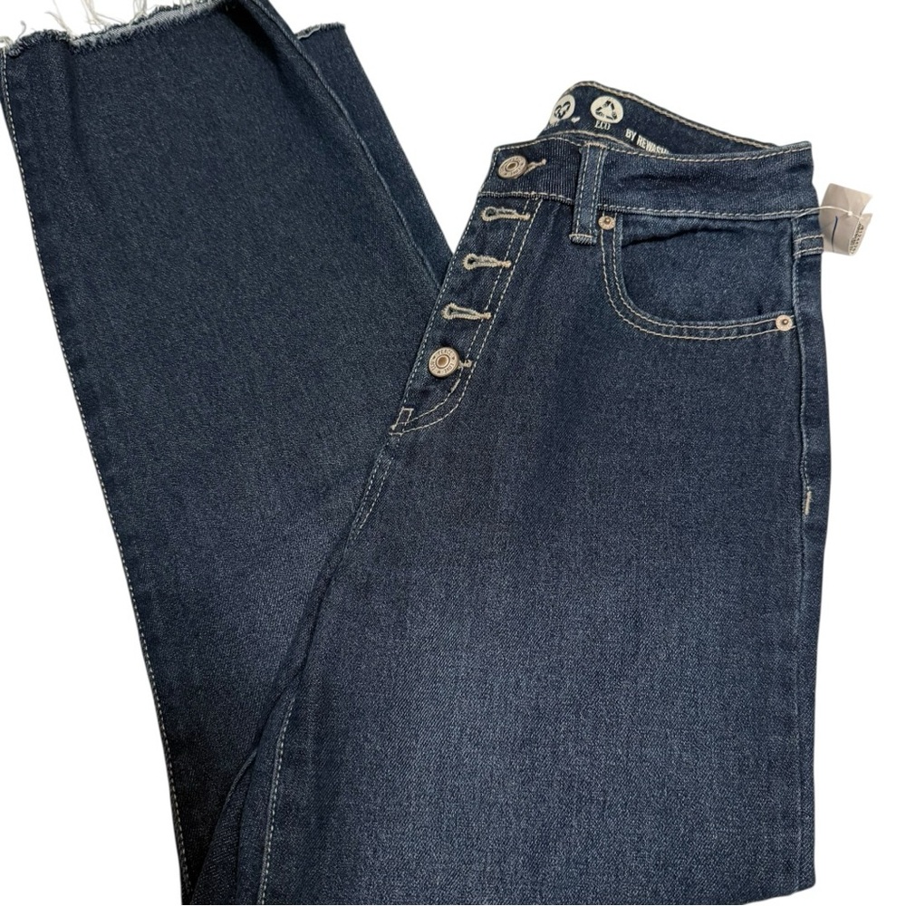 Rewash Mom Dark Blue Super High Ruse Jeans